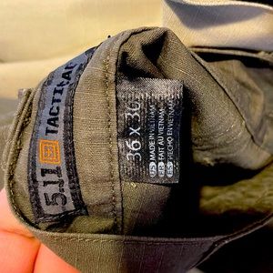 5.11 Tactical Men’s Cotton Canvas Pants.